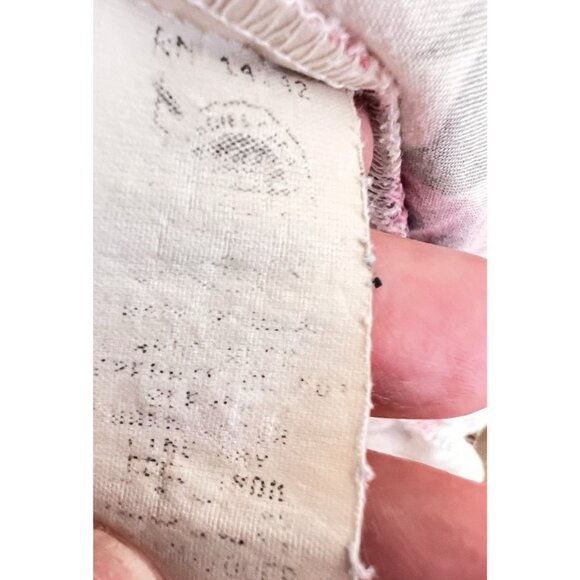 CHRISTIAN DIOR Robe Women's Size L Pink Roses VTG Made In USA for Neiman-Marcus - Picture 5 of 16